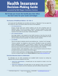 Health Insurance Decision-Making Guide