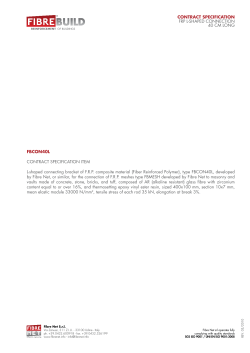 coNtRAct SPeciFicAtioN FRP L-SHAPED CONNECTION 40 Cm