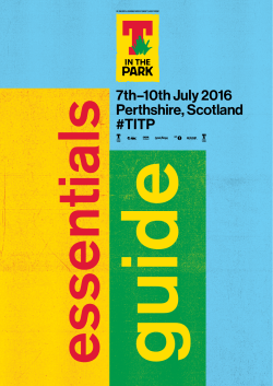 7th&ndash;10th July 2016 Perthshire, Scotland #TITP