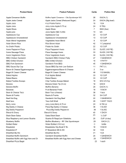 Product Name Product Fullname Carbs Portion Size