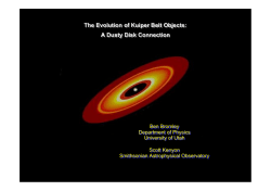 The Evolution of Kuiper Belt Objects: A Dusty Disk Connection The