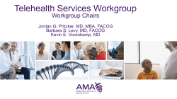 Telehealth Services Workgroup - American Medical Association