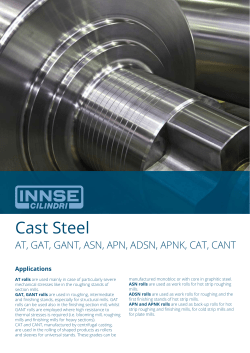 Cast Steel - INNSE Cilindri