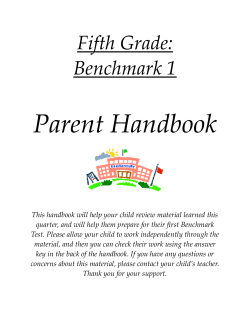 G5_Bm_1_Handbook - Benson Middle School