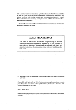 Post-harvest technology for agricultural products in Vietnam