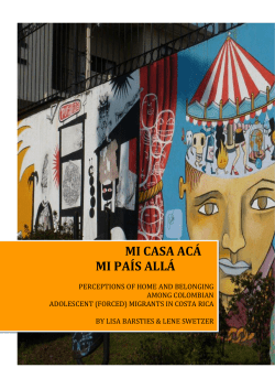 MI CASA AC&Aacute; MI PA&Iacute;S ALL&Aacute; - Utrecht University Repository