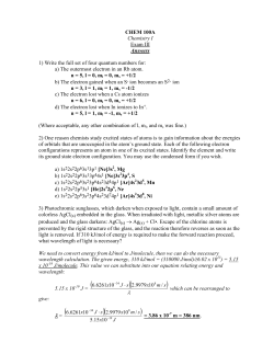 CHEM 100A