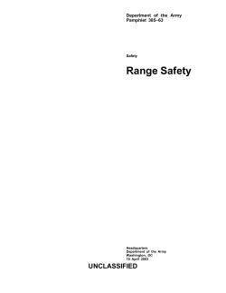 da pam 385-63 range safety - Sporting Clays Course Design