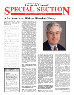 A Bar Association With An Illustrious History
