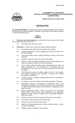 notification - The Punjab Code