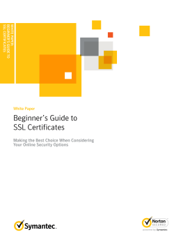 Beginner`s Guide to SSL Certificates