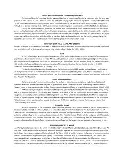 The theme of America`s manifest destiny was used by a host of