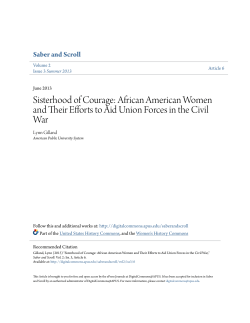 Sisterhood of Courage: African American