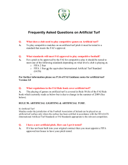 Frequently Asked Questions on Artificial Turf