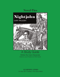 A Study Guide - Learning Links