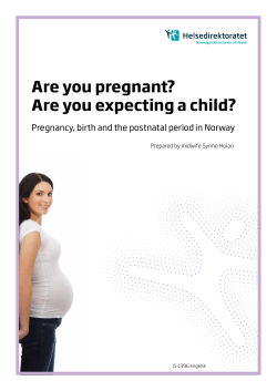 Are you pregnant? Are you expecting a child?