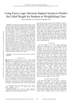 Paper - World Academy of Science, Engineering and