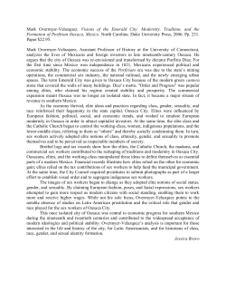 Mark Overmyer-Velazquez. Visions of the Emerald City: Modernity