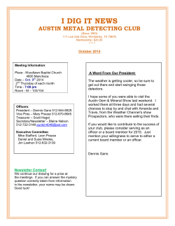 I DIG IT NEWS - Austin Metal Detecting Club