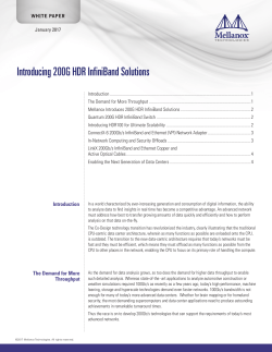 Introducing 200G HDR InfiniBand Solutions