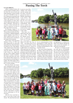 Passing The Torch - LeRoy Historical Society