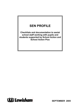 SEN Profile