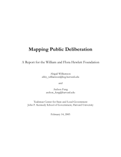 Mapping Public Deliberation