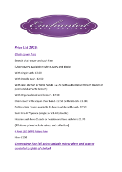 Prices - Enchanted Table Designs, Centerpieces