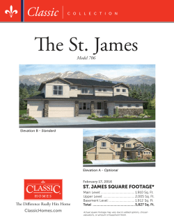 Floor Plan PDF - Classic Homes