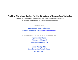 Probing Planetary Bodies for the Structure of Subsurface Volatiles