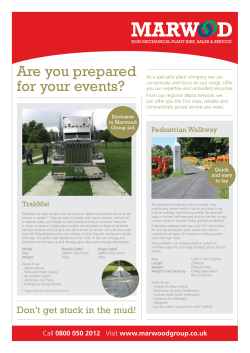 Event Flyer - Marwood Group