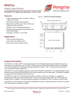 PE43712 - Peregrine Semiconductor