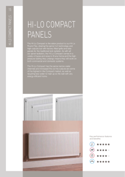 hi-lo compact panels