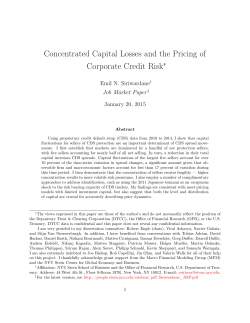 Concentrated Capital Losses and the Pricing of Corporate Credit Risk