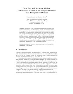 On a Fast and Accurate Method to Enclose All Zeros of an Analytic