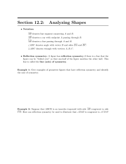 Section 12.2: Analyzing Shapes