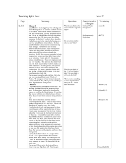 Touching Spirit Bear