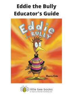 Eddie the Bully Educators Guide