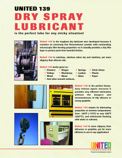 dry spray lubricant