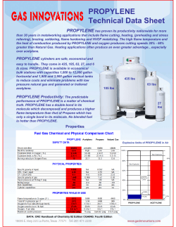 PROPYLENE Technical Data Sheet