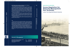 Access Regulation for Naturally Monopolistic Port Terminals