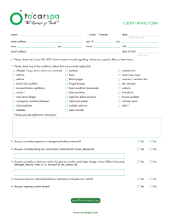 client intake form
