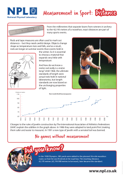 Distance - National Physical Laboratory