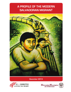 a profile of the modern salvadoran migrant