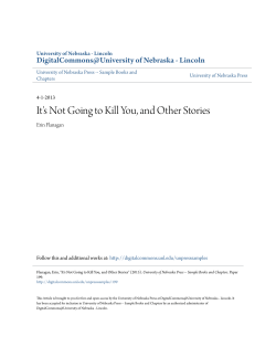 It`s Not Going to Kill You, and Other Stories