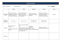 lesson Plans - Lemon Bay High School