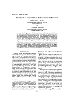 Determinants of Compatibility in Mollusc