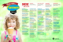 Farmers 2016 Flavour Guide