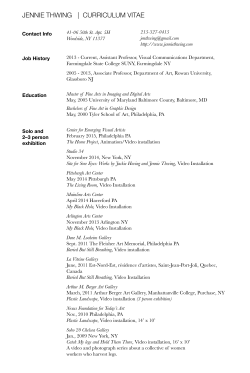 PDF of Curriculum Vitae