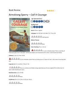 Armstrong Sperry &ndash; Call It Courage